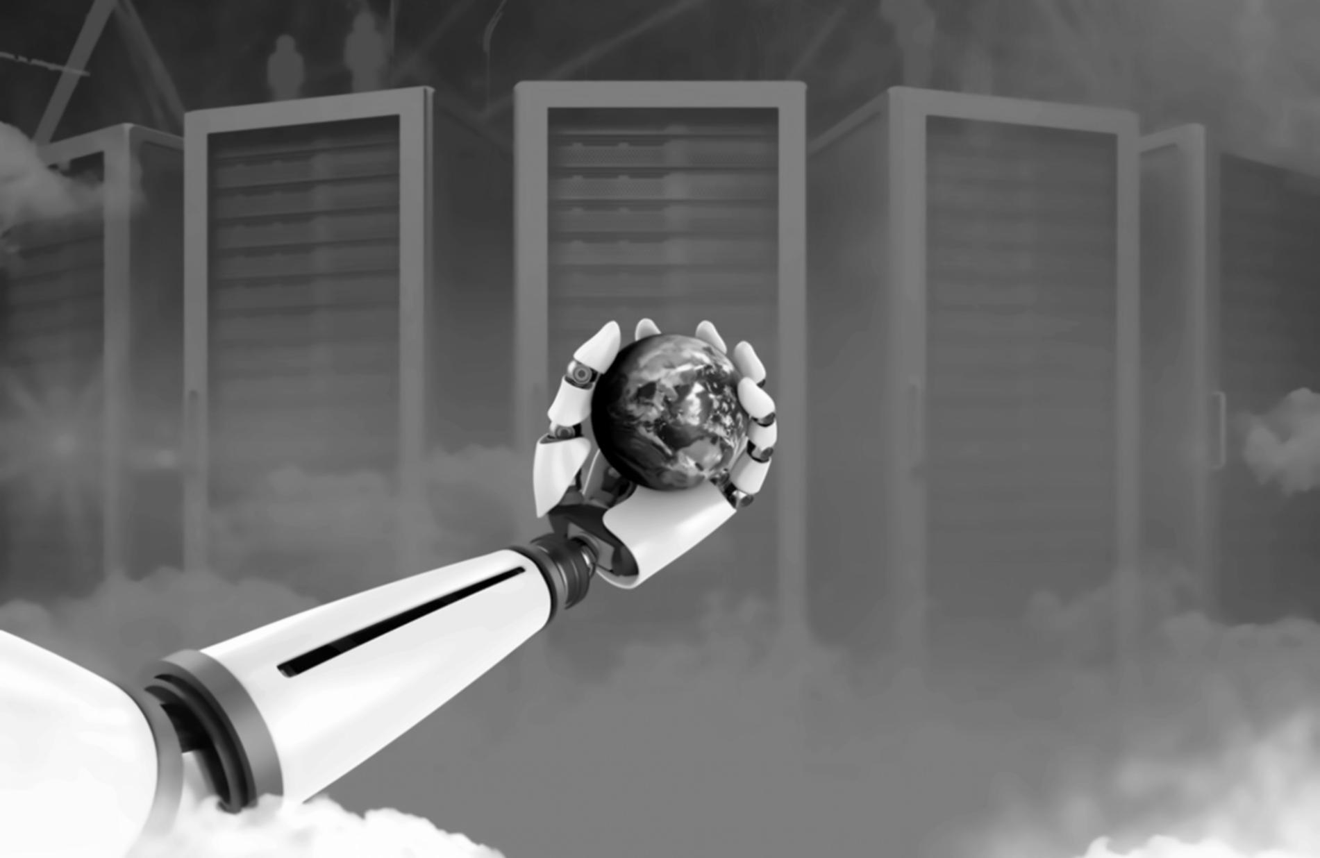 Close-up of blockchain transaction visualization on computer screen