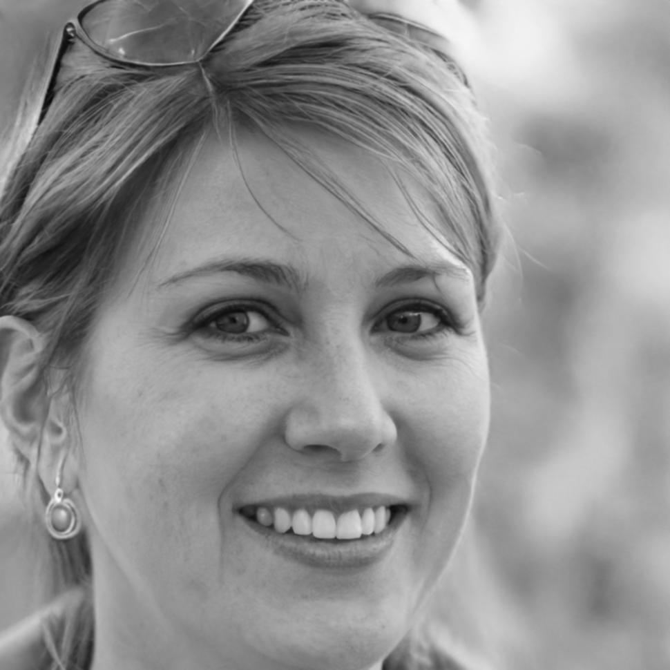 Professional woman in business attire